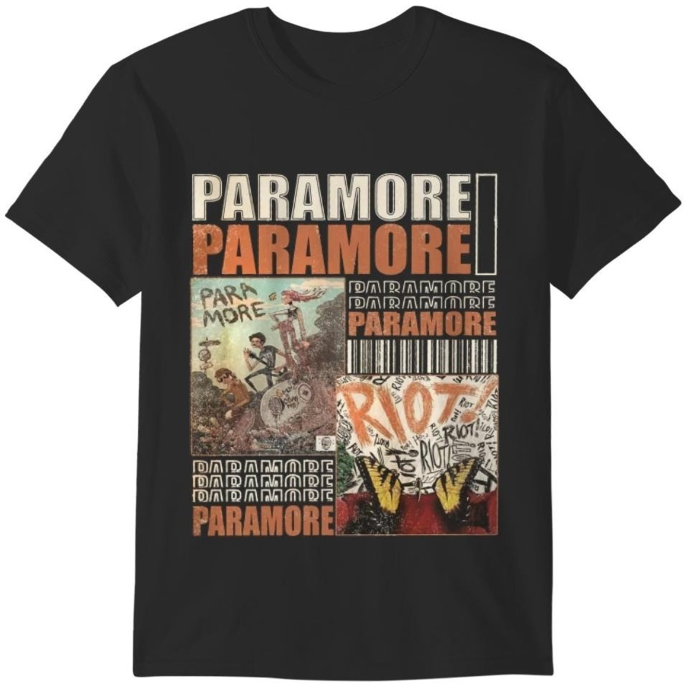 Paramore 2023 Tour Shirt Hip Hop 90s Vintage Retro Graphic Tee - Picture 1 of 4